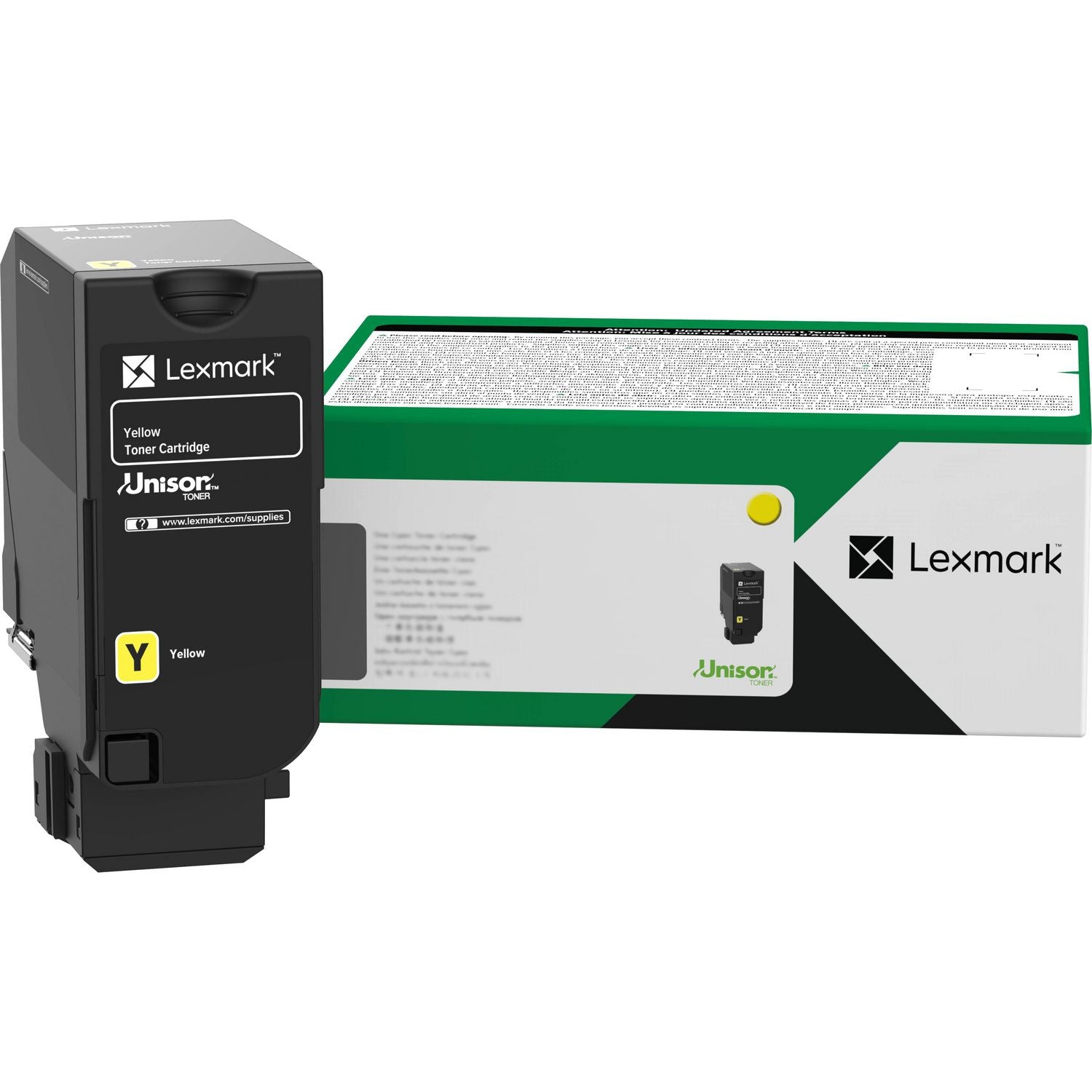 Lexmark™ 71C1XY0 Return Program Toner Cartridge, 12,500 Page-Yield, Yellow