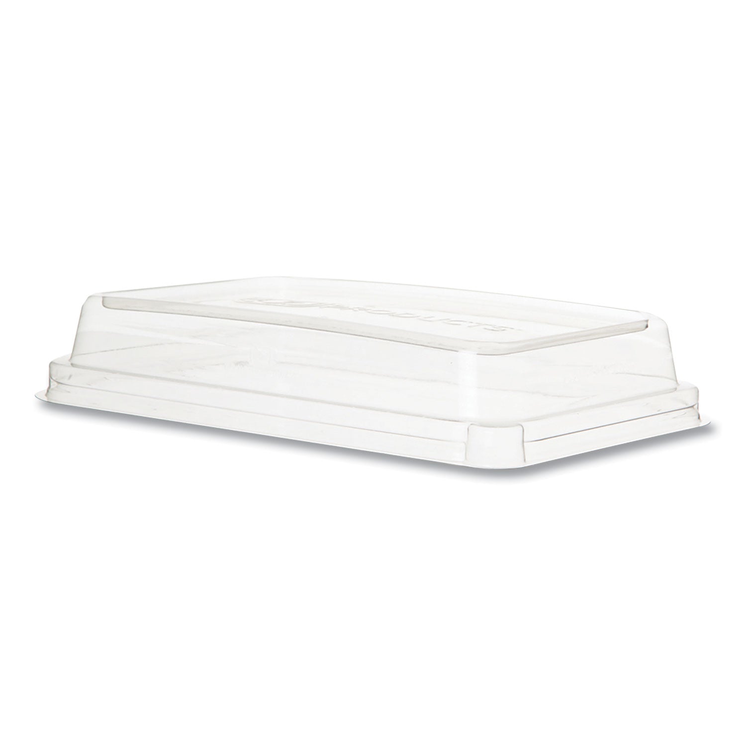 Eco-Products® Worldview 100% Recycled Content Lid, 10.82 x 10.71 x 1.83, Clear, Plastic, 200/Carton