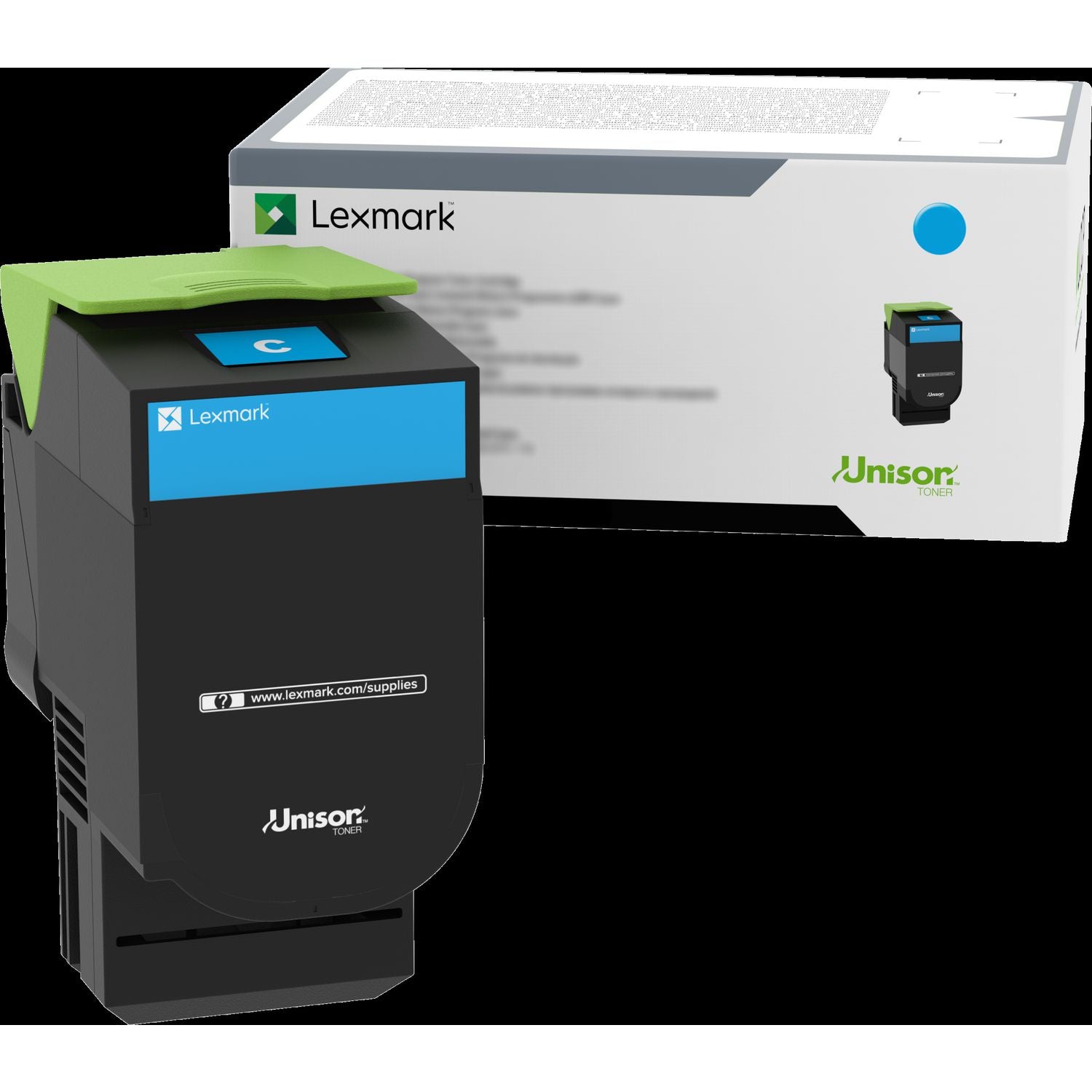 Lexmark™ 70C0HCG High-Yield Toner, 3,000 Page-Yield, Cyan