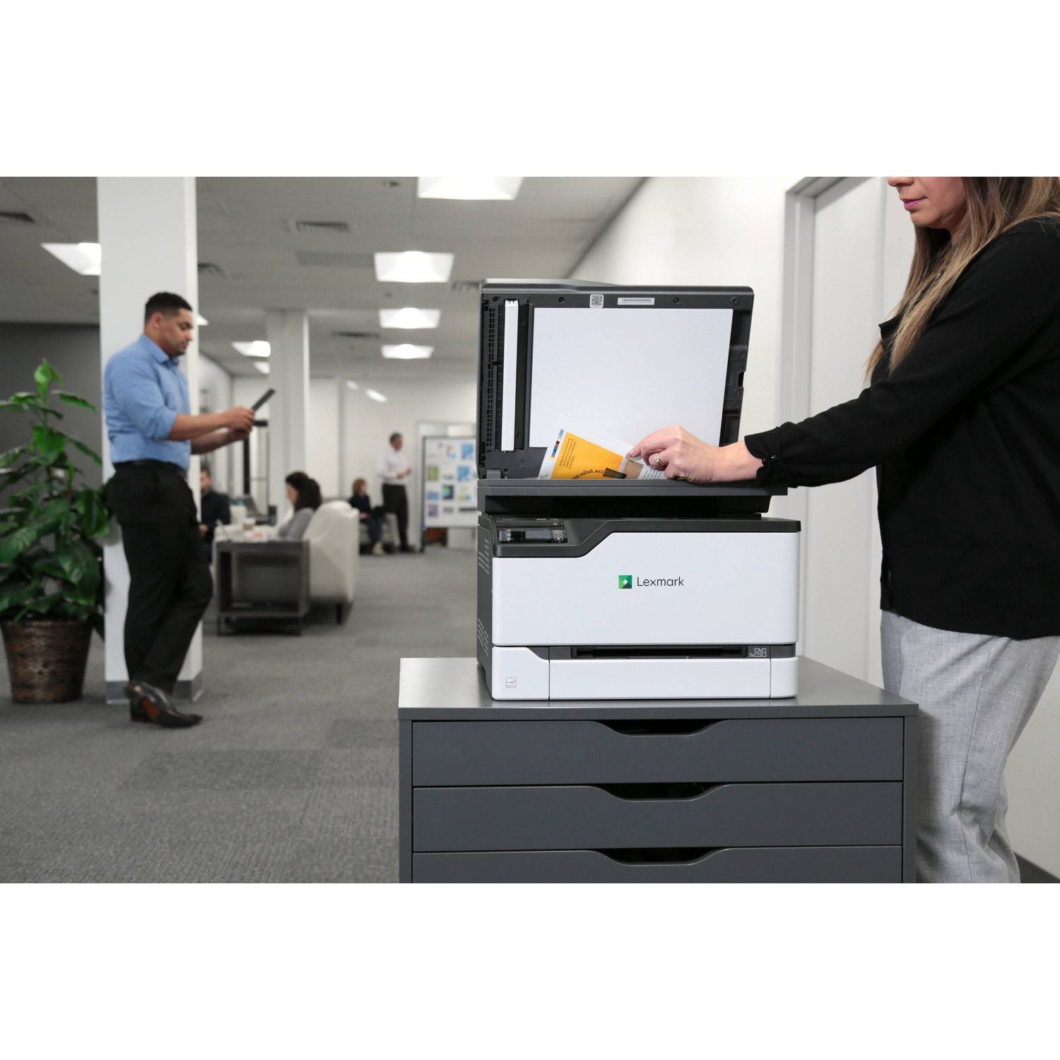 Lexmark™ 70C0HYG High-Yield Toner, 3,000 Page-Yield, Yellow - Bloom Skins