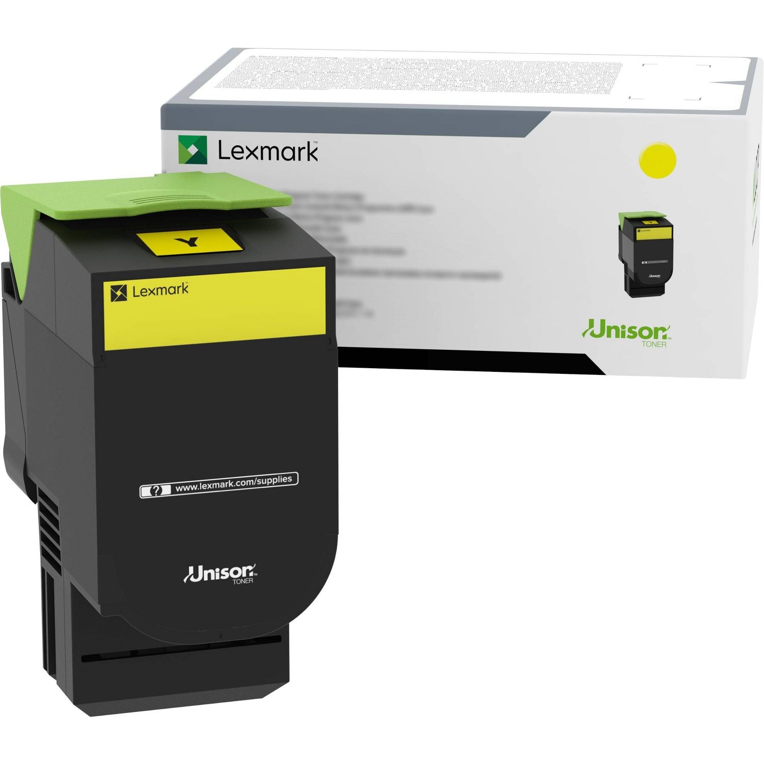 Lexmark™ 70C0HYG High-Yield Toner, 3,000 Page-Yield, Yellow - Bloom Skins