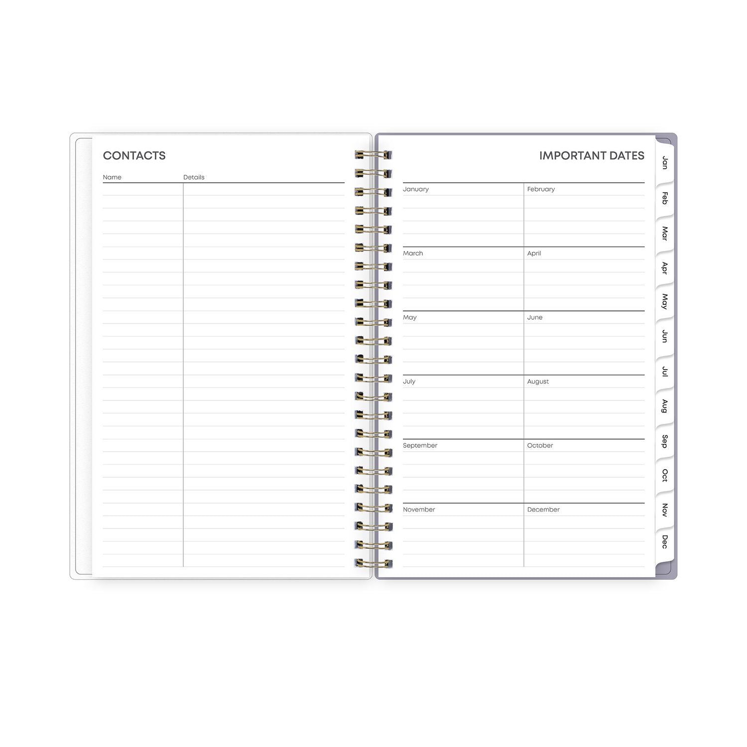 Blue Sky® Tula Weekly/Monthly Planner, Floral Artwork, 8" x 5", Purple/Pink/White Cover, 12-Month (Jan to Dec): 2025 - Bloom Skins