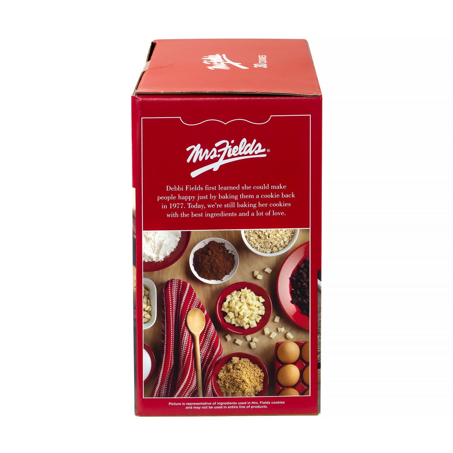 Mrs. Fields® Cookies, Milk Chocolate Chip, 1 oz Individually Wrapped, 30/Box, 2 Boxes/Carton - Bloom Skins