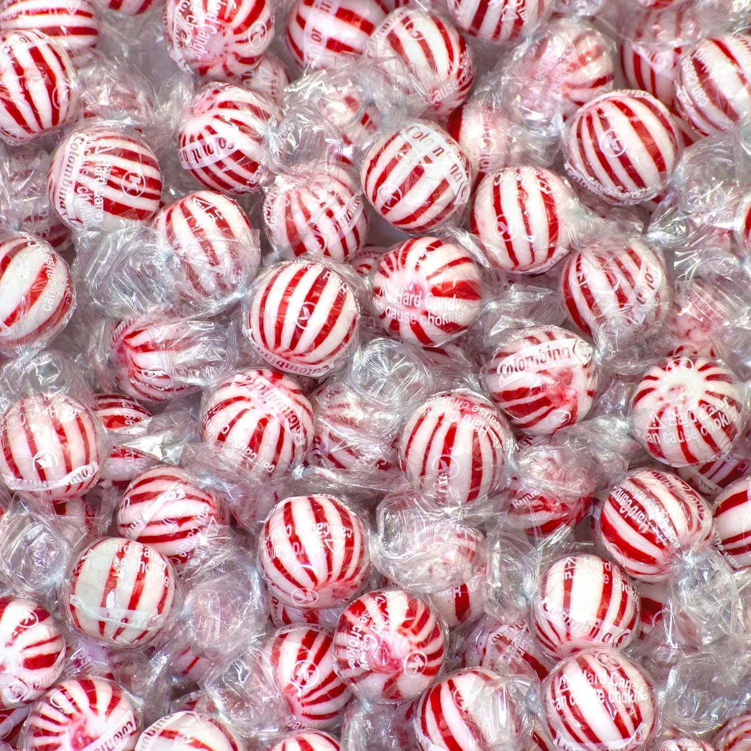 Colombina Jumbo Peppermint Balls, 0.32 oz Individually Wrapped, 120/Bag, 4 Bags/Carton - Bloom Skins