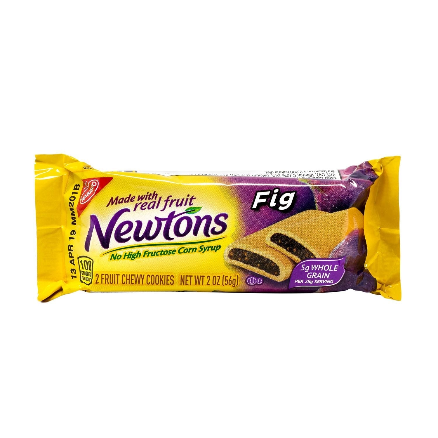 Nabisco® Fig Newtons, 2 oz Pack, 2 Cookies/Pack, 24 Packs/Box, 4 Boxes/Carton - Bloom Skins