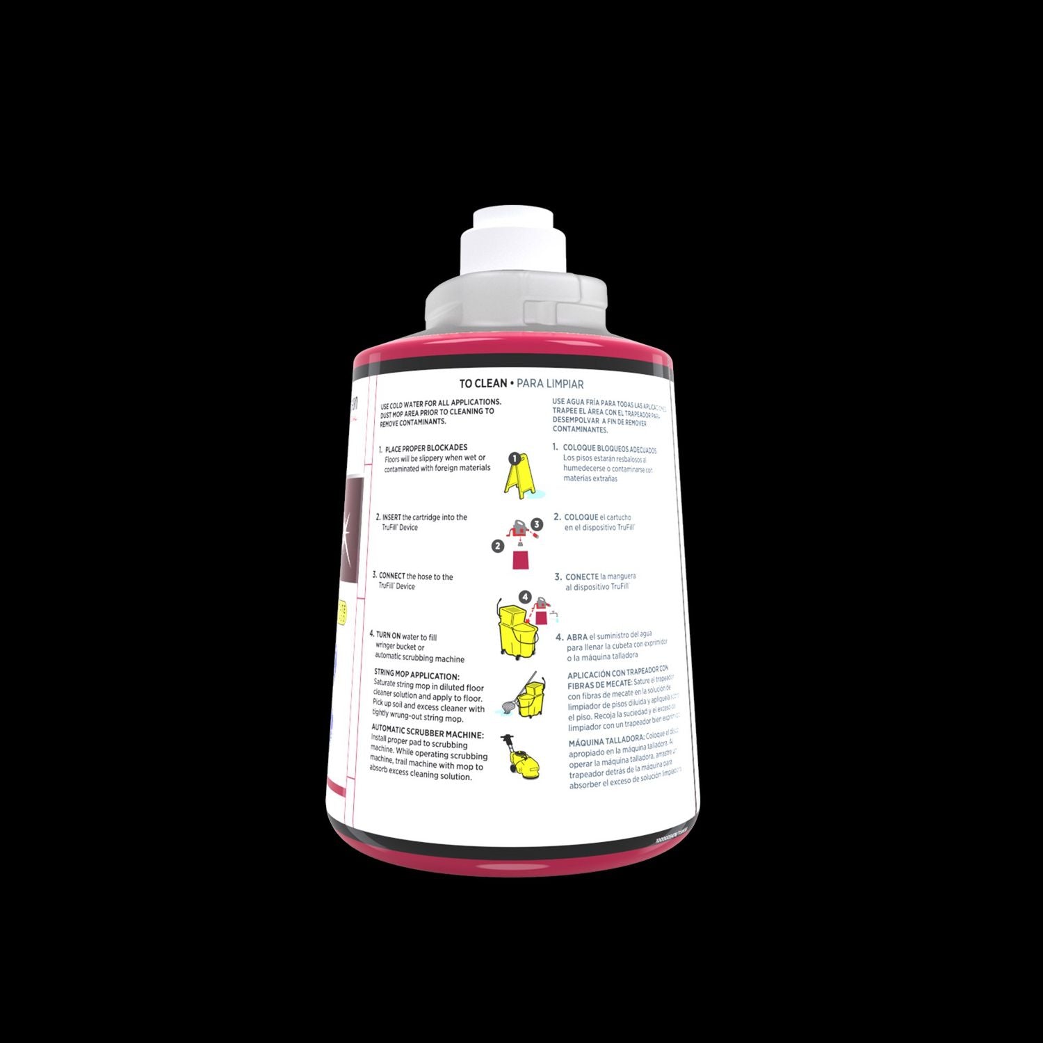 SC Johnson Professional® Heavy Duty Neutral Floor Cleaner, Fruity Floral Scent, 2 L Cartridge, 2/Carton - Bloom Skins