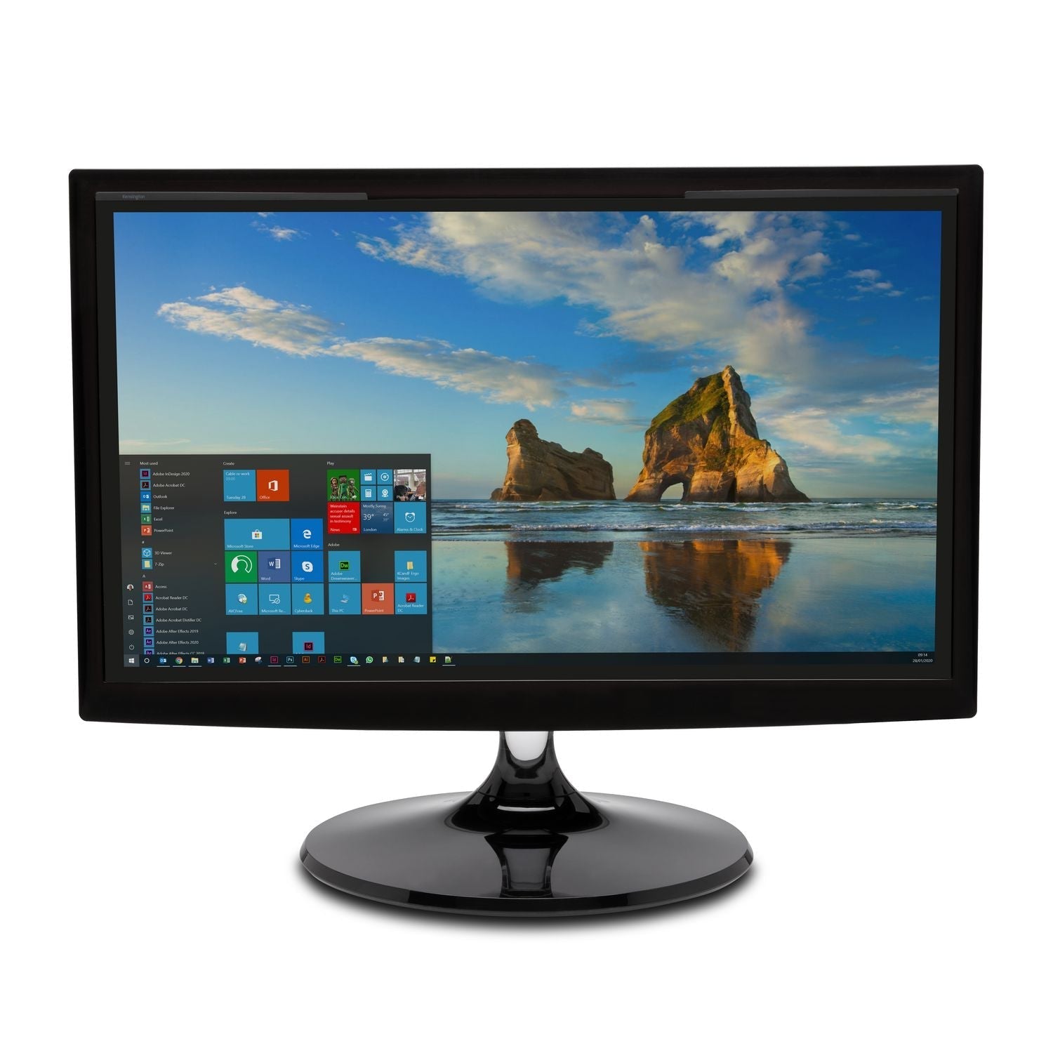 Kensington® Magnetic Monitor Privacy Screen for 23.8" Widescreen Flat Panel Monitors, 16:9 Aspect Ratio