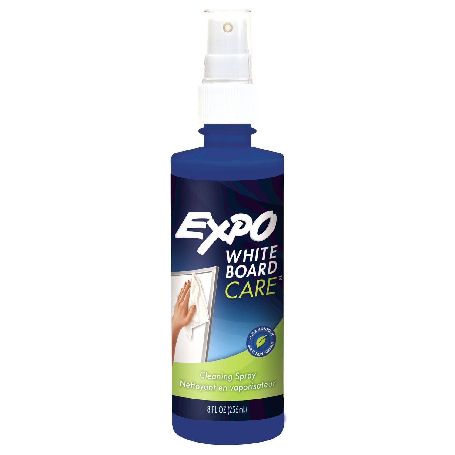 EXPO® White Board CARE Dry Erase Surface Cleaner, 8 oz Spray Bottle, 12/Carton