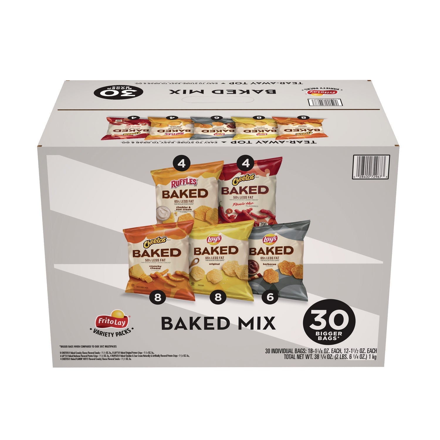 Frito-Lay Baked Variety Pack | 60 Bags