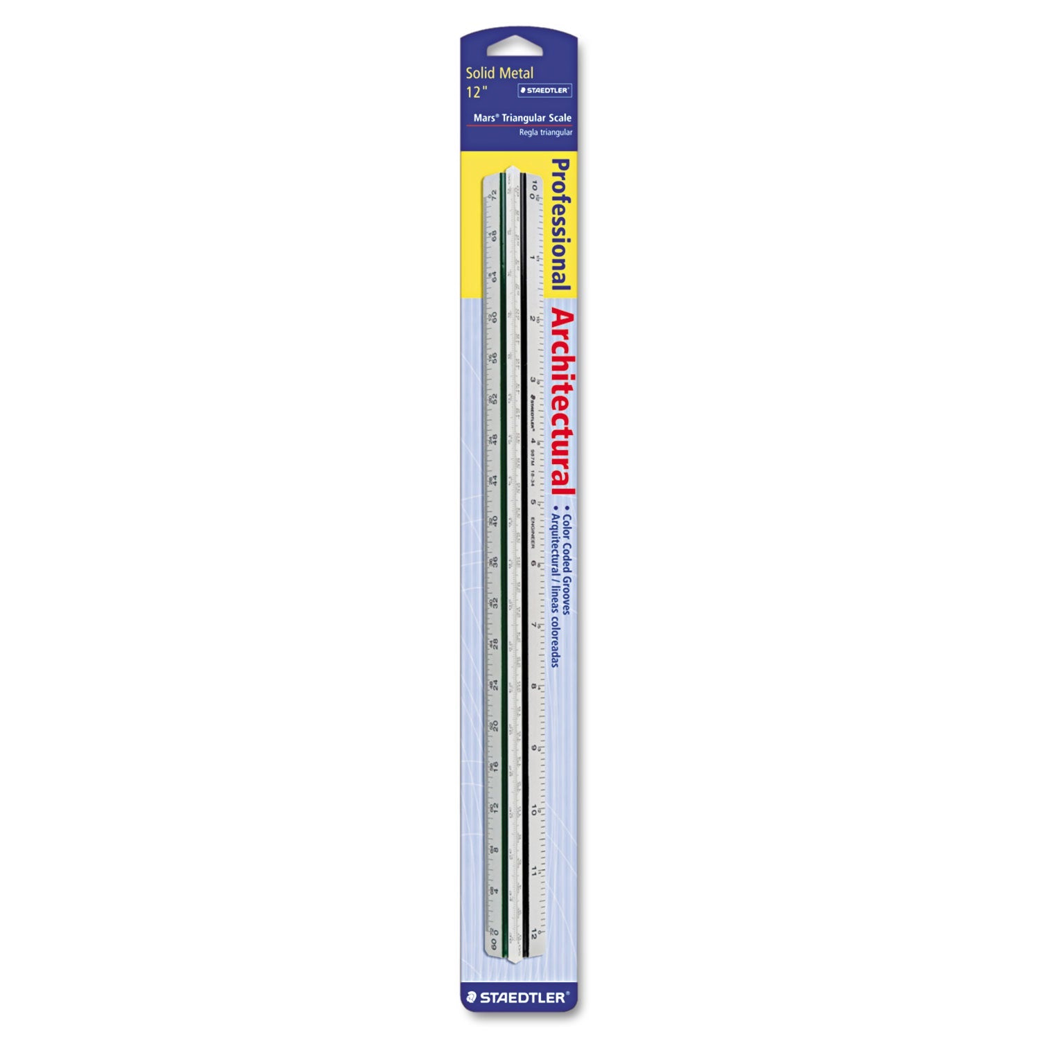 Triangular Scale for Architects | 12", Staedtler®
