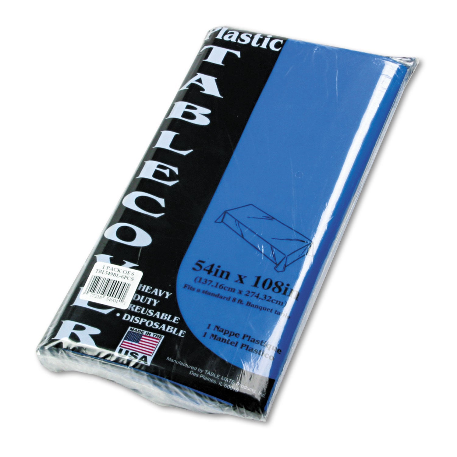 Tablemate Table Set Rectangular Table Cover | Blue
