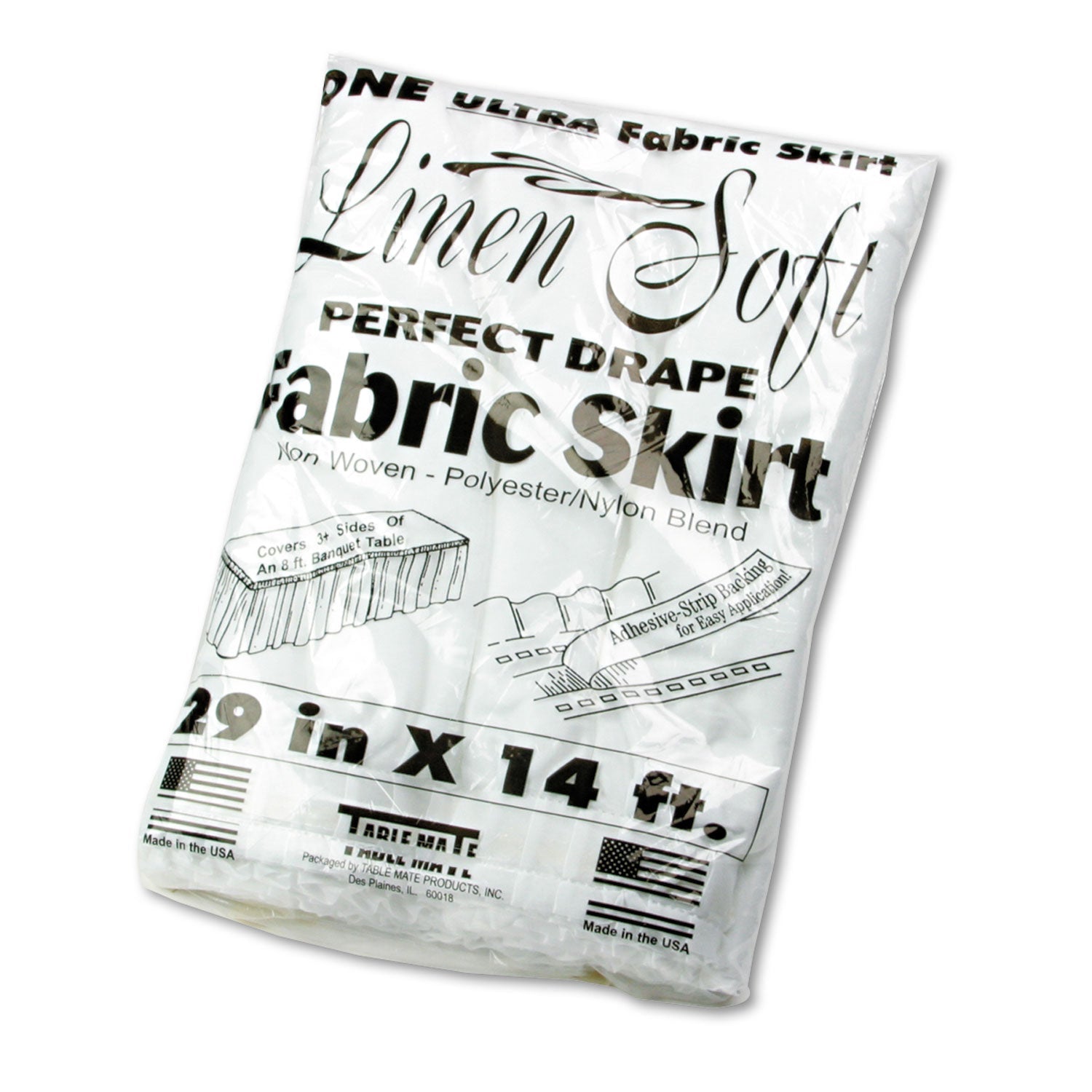 Tablemate Table Set Linen-Like Table Skirting
