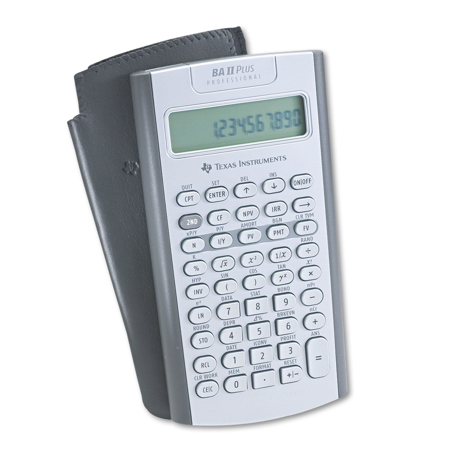 Texas Instruments Baiiplus Pro Financial Calculator, 10-Digit Lcd