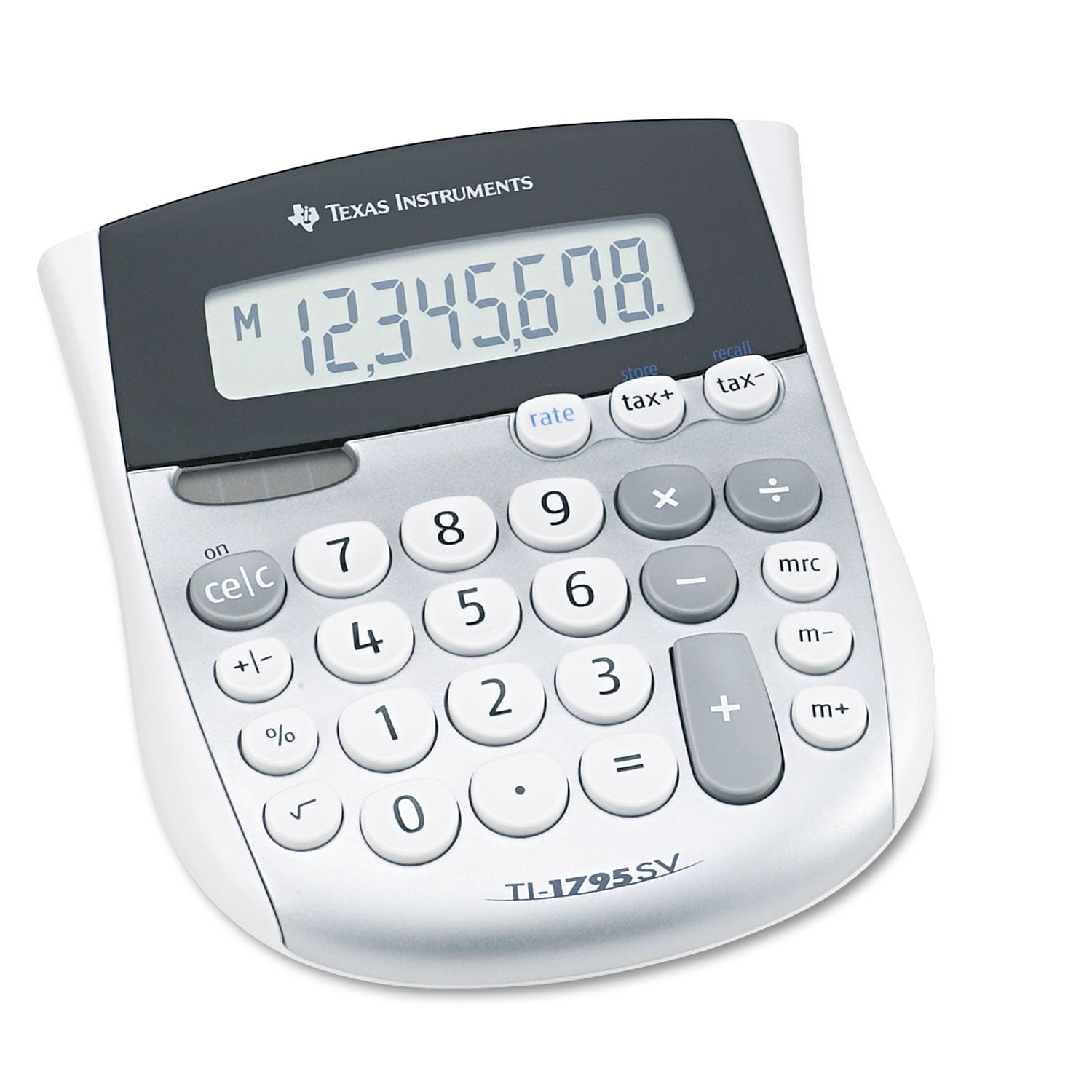 Texas Instruments Ti-1795sv Minidesk Calculator, 8-Digit Lcd