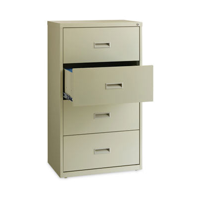 Lateral File Cabinet | Hirsh 4-Drawer, Putty