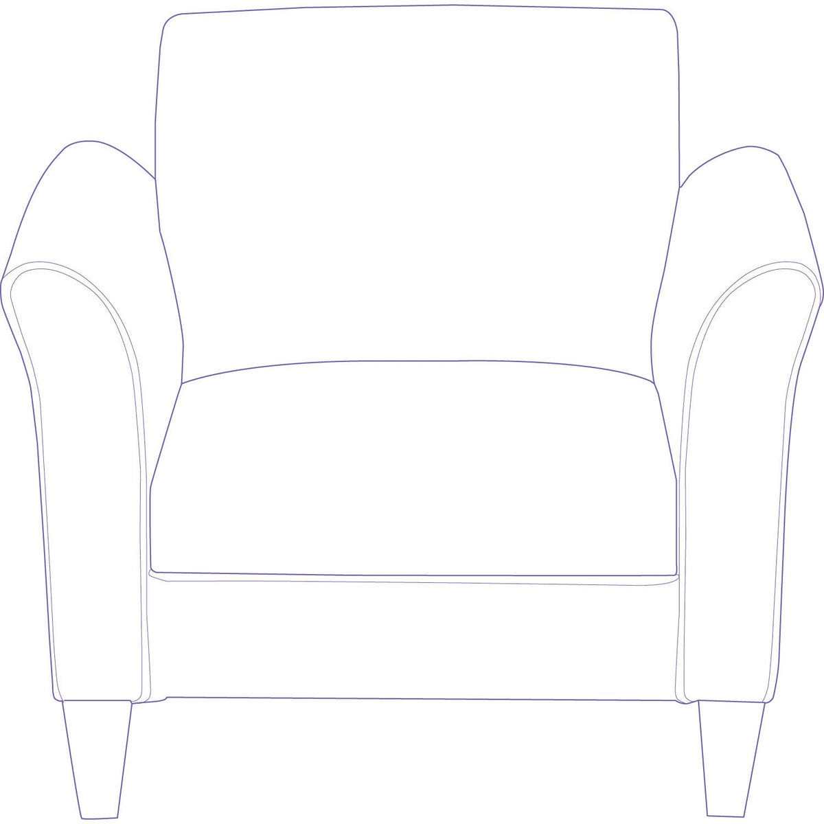 Alera® Alera Reception Lounge Sofa Series Club Chair, 35.43" x 30.7" x 32.28", Black Seat, Black Back, Black Base