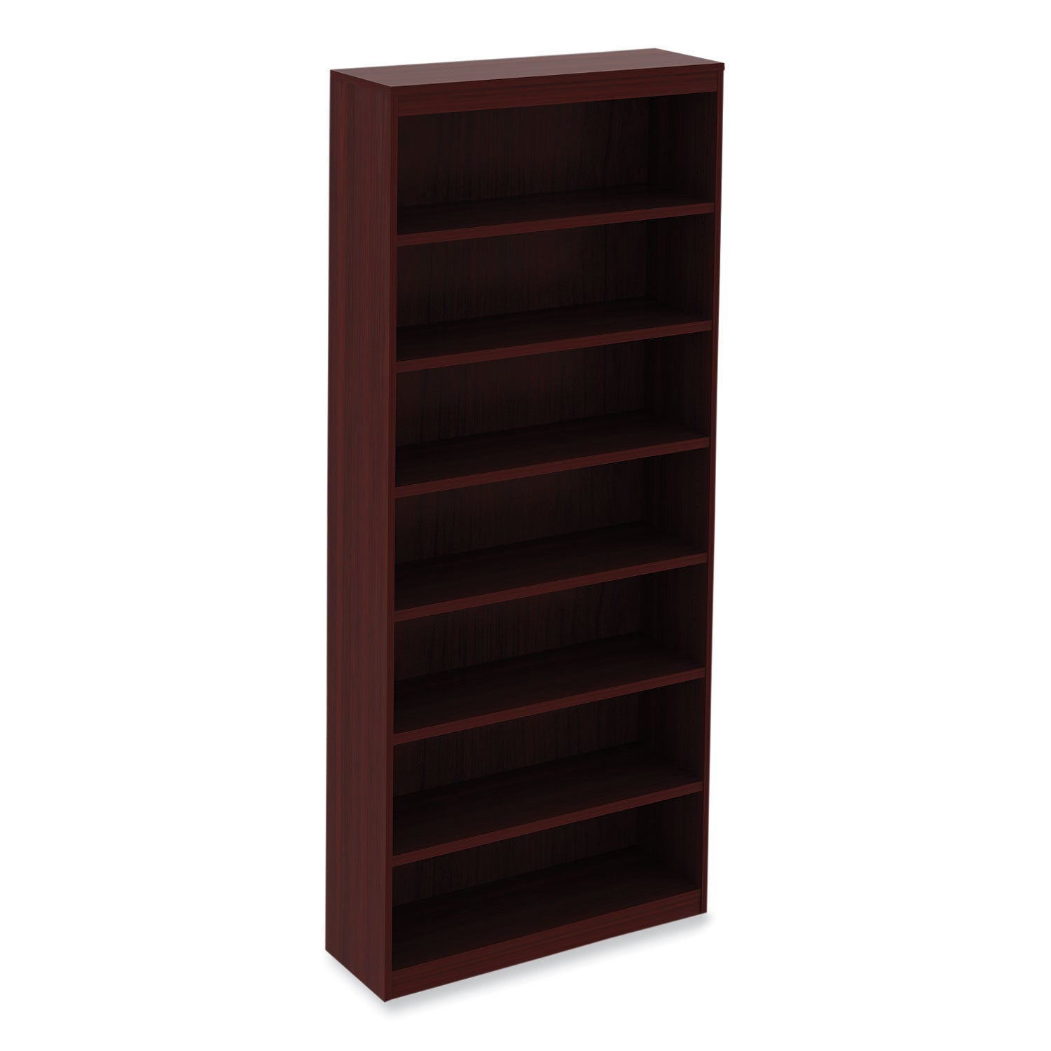 Valencia Series Bookcase | 7-Shelf | Mahogany