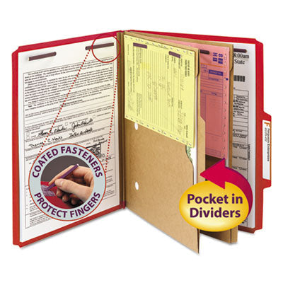 6-Section Pressboard Classification Folders | 10