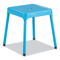 Steel Guest Stool | Backless, Baby Blue