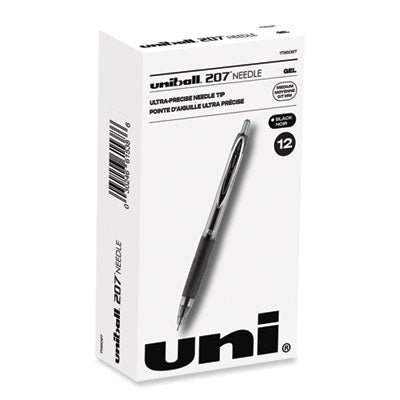 Signo 207 Needle Point Gel Pen | Black, Dozen