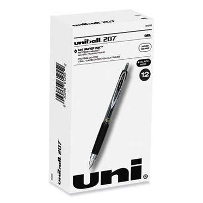 uniball Signo 207 Gel Pen | Fine 0.5mm, Black