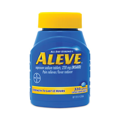 Aleve® Pain Reliever Tablets 220 mg, 320/Bottle - Bloom Skins