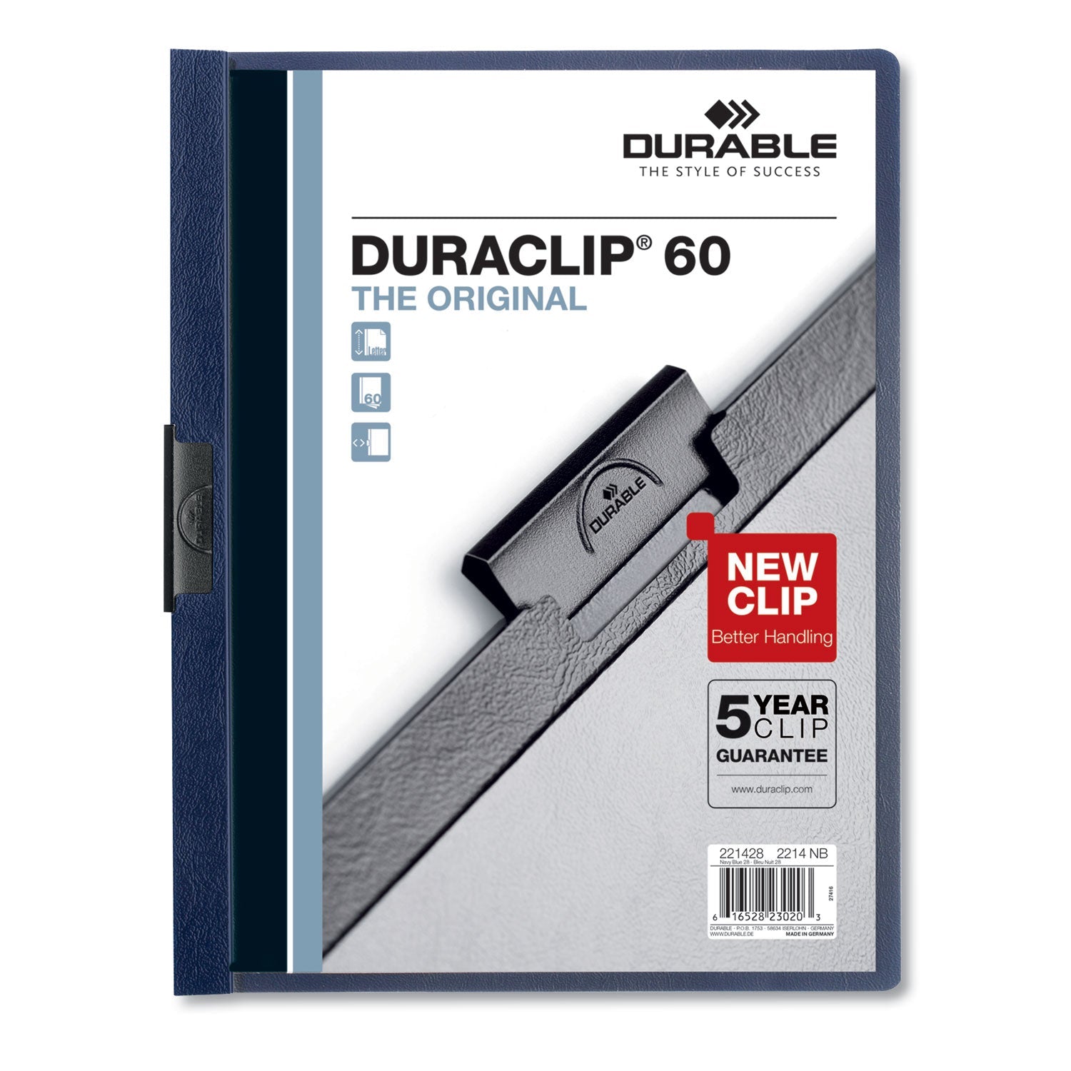 Duraclip Report Cover With Clip | Navy, 25/Box
