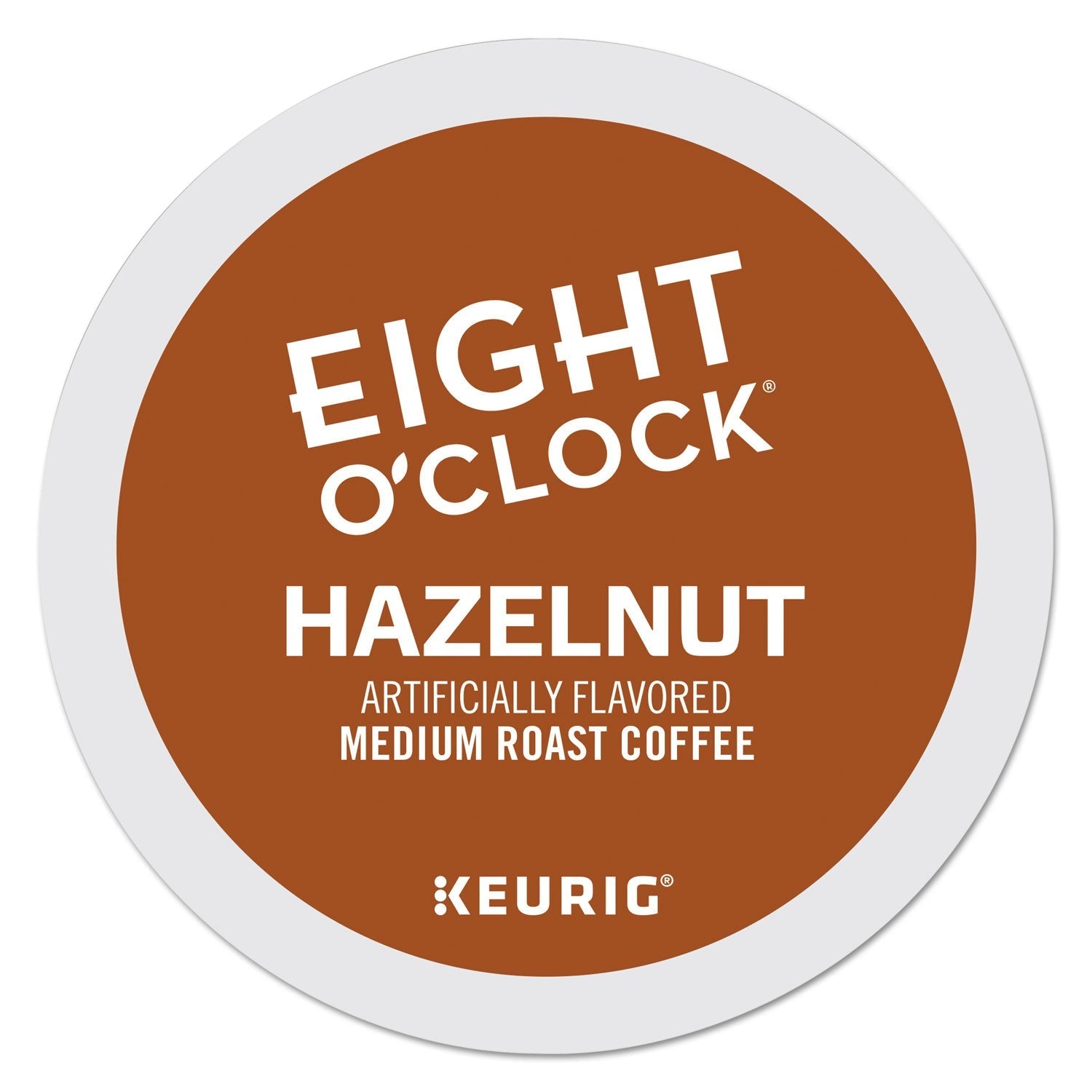 Eight O'Clock Hazelnut Coffee K-Cups, 24/box