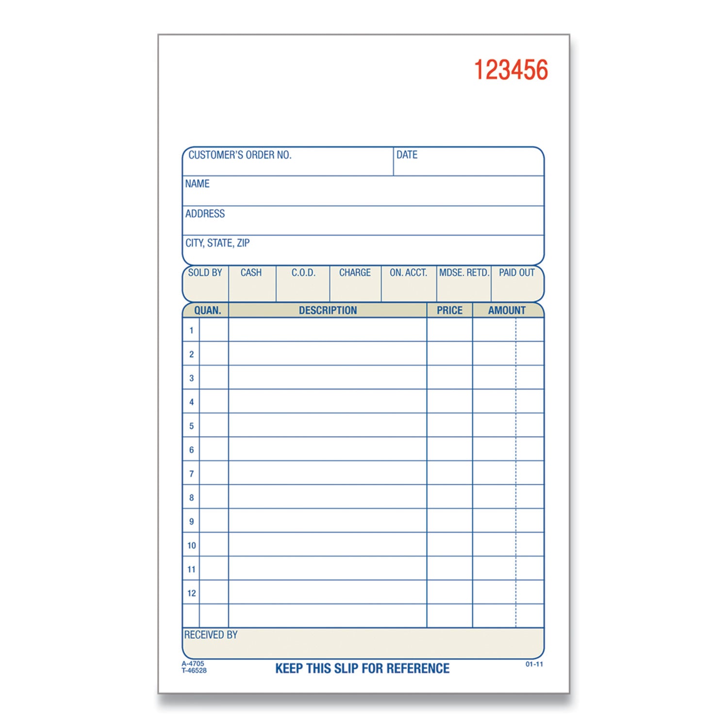 Multipart Sales Order Pad | 2-Part | 10 Pads/Box