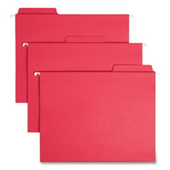 Smead FasTab Hanging Folders | Letter Red