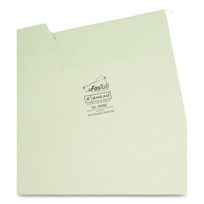 Smead FasTab Hanging Folders, Letter Size, 1/3-Cut Tabs, Moss, 20/Box - Bloom Skins