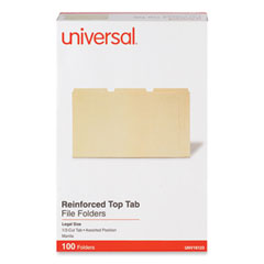 Universal Double-Ply Manila File Folders | Legal