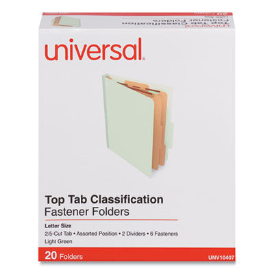 Universal Six-Section Classification Folders