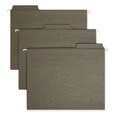 Smead FasTab Hanging Folders | Letter Green