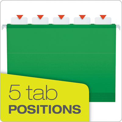 Ready-Tab Hanging Folders | Letter Bright Green