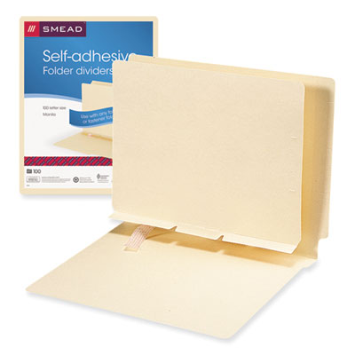Smead Self-Adhesive Folder Dividers | 100/Box