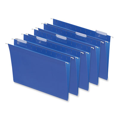 Deluxe Bright Color Hanging File Folders | Blue