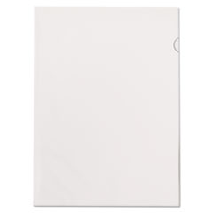 Poly Color Transparent File Jackets | Clear, 50/Bx