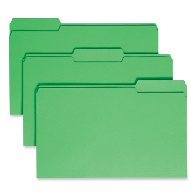 Colored File Folders | Legal, Green, 100/Box