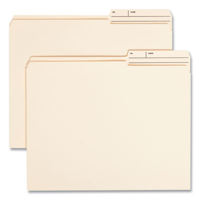 Reinforced Guide Height File Folders | Letter