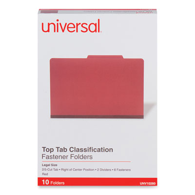 Six-Section Pressboard Classification Folders