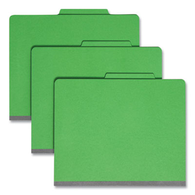 Top Tab Classification Folders | Green, 10/Box