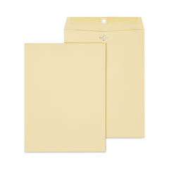 Universal® Kraft Clasp Envelope, #10 1/2, Square Flap, Clasp/gummed Closure, 9 X 12, Brown Kraft, 100/box