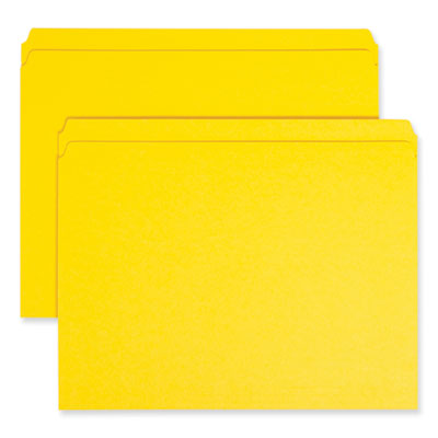 Reinforced Top Tab Colored File Folders | Red
