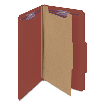 Pressboard Classification Folders | Red, 10/Box