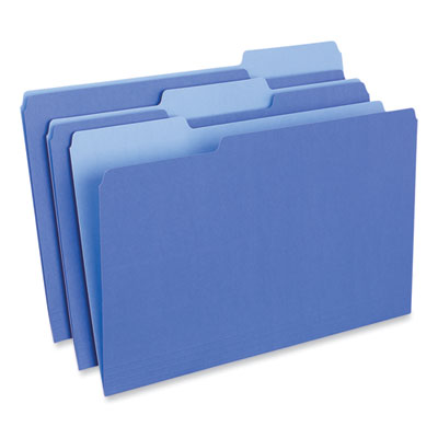 Interior File Folders | Legal, Blue, 100/Box