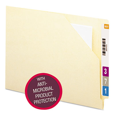 End Tab File Jacket with Antimicrobial Protection