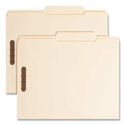 Top Tab Fastener Folders | Letter, Manila, 50/Bx