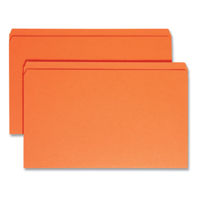 Reinforced Top Tab Colored File Folders | Orange
