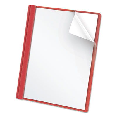 Clear Front Standard Grade Report Cover | Red, 25